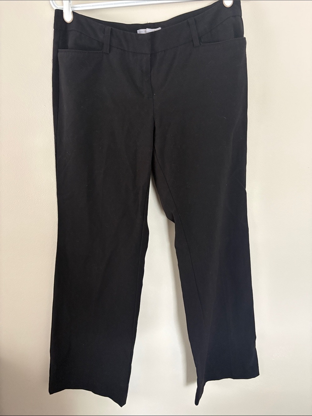 New York & Company Black Flare Wide-Leg Jeans